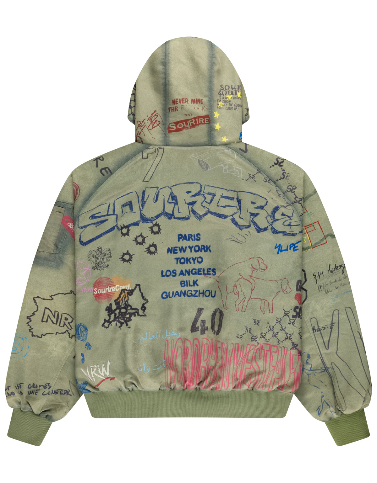 SKETCH BOMBER JACKET