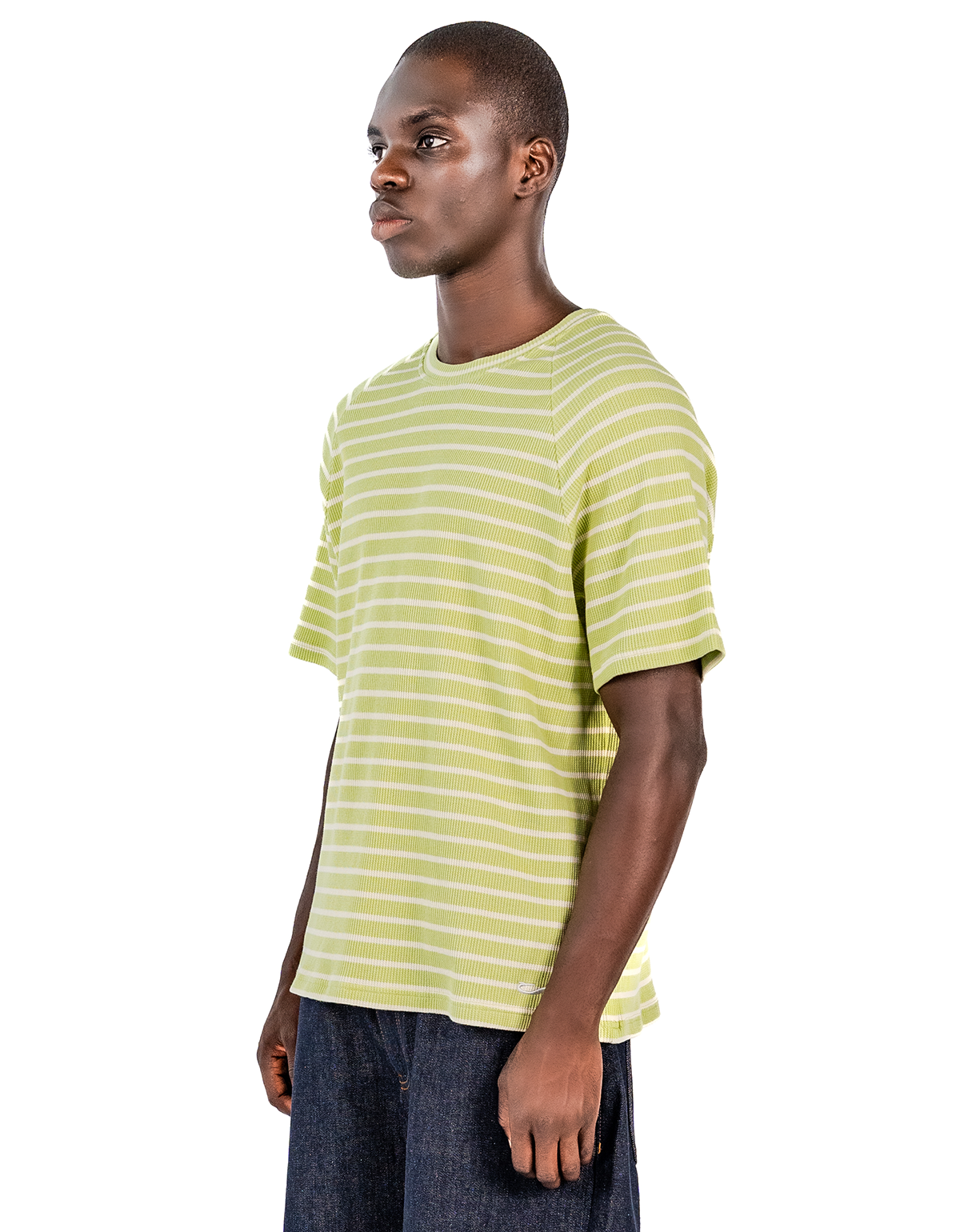 WAFFLE STRIPE TEE