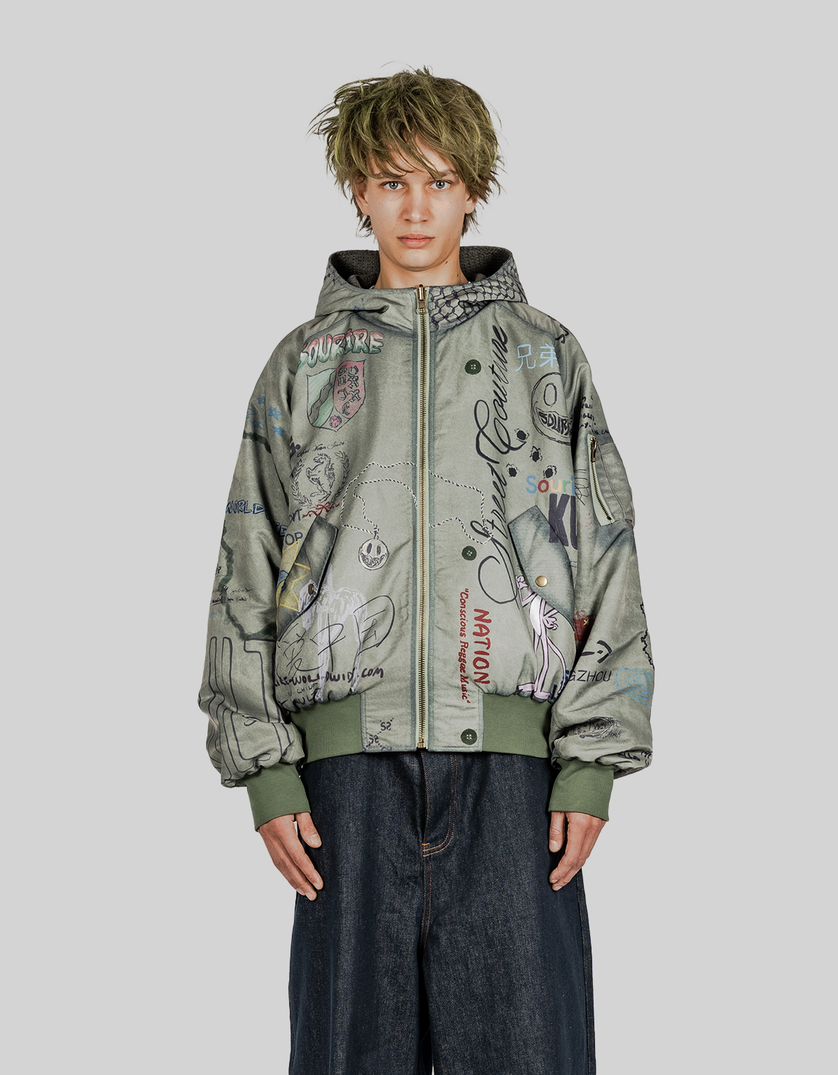 SKETCH BOMBER JACKET