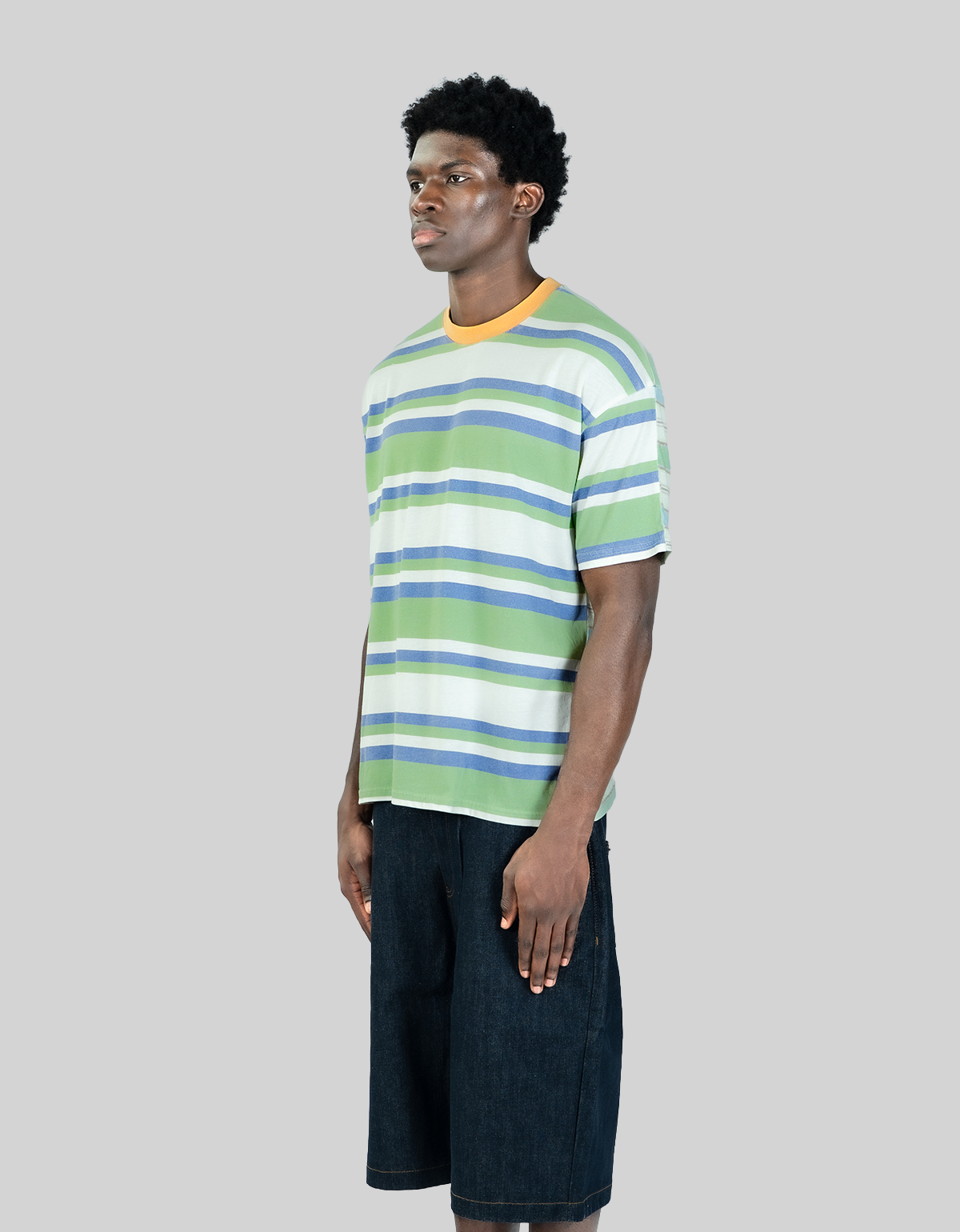 2-SIDED STRIPE TEE