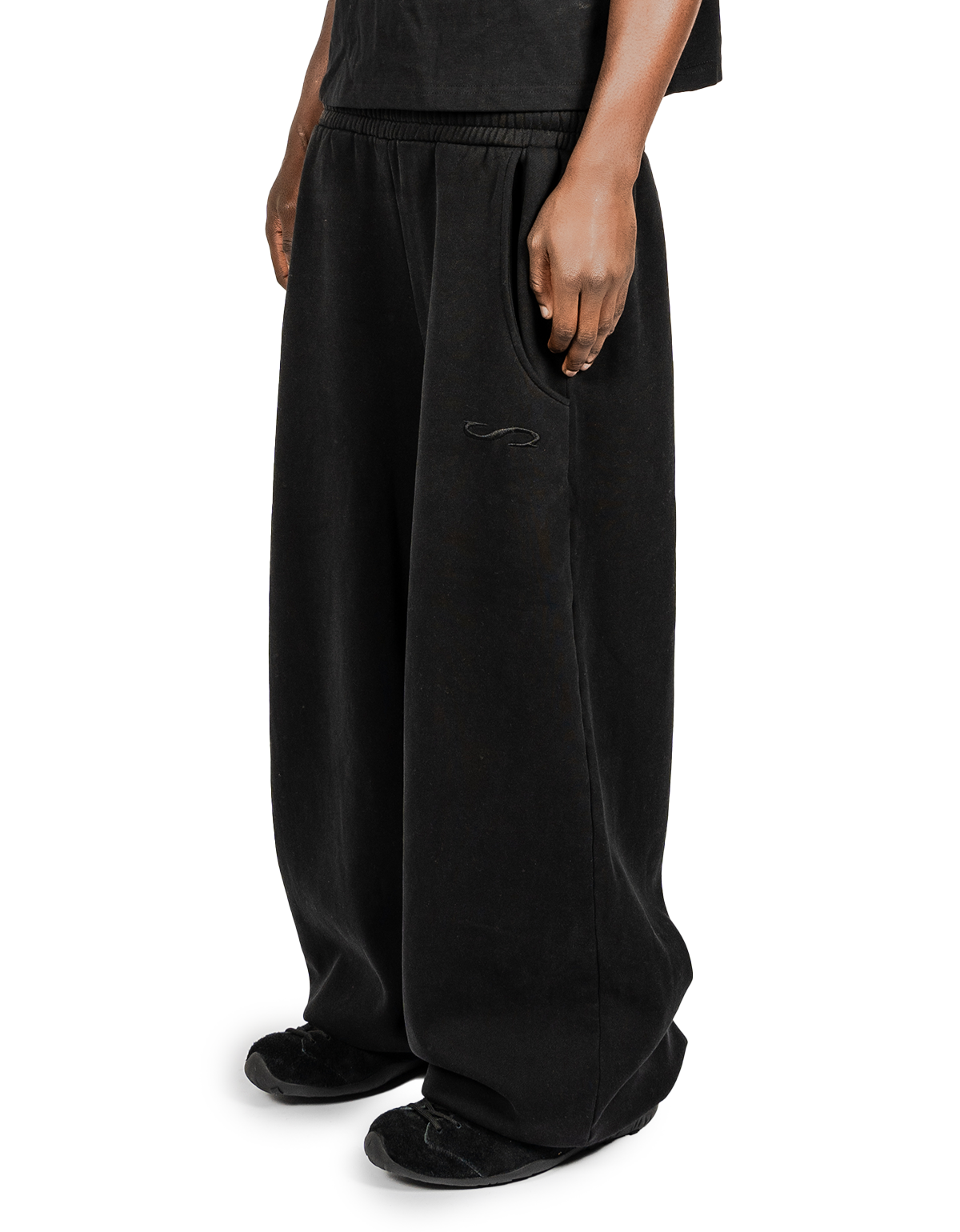 BASIC SWEATPANTS BLACK