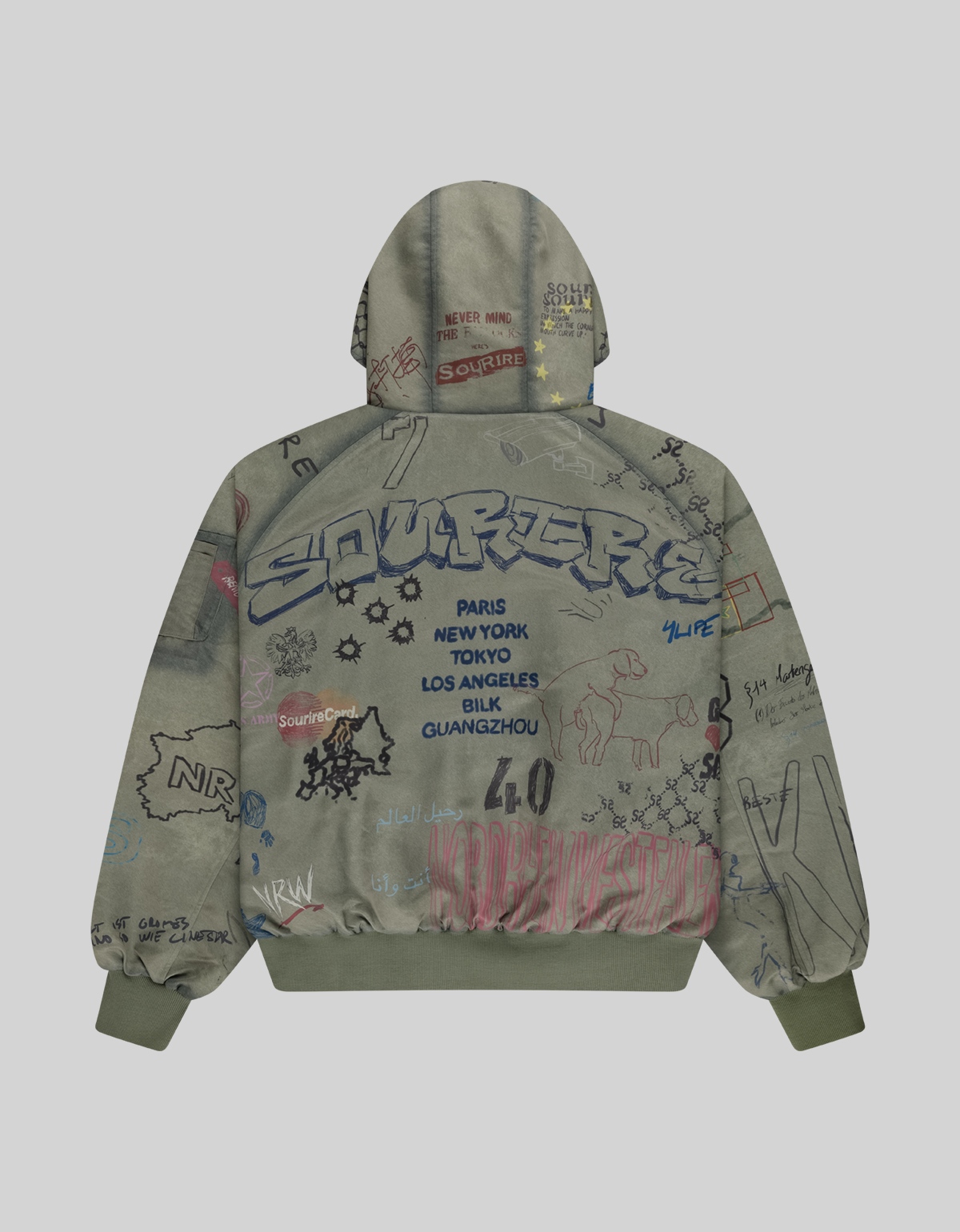 SKETCH BOMBER JACKET