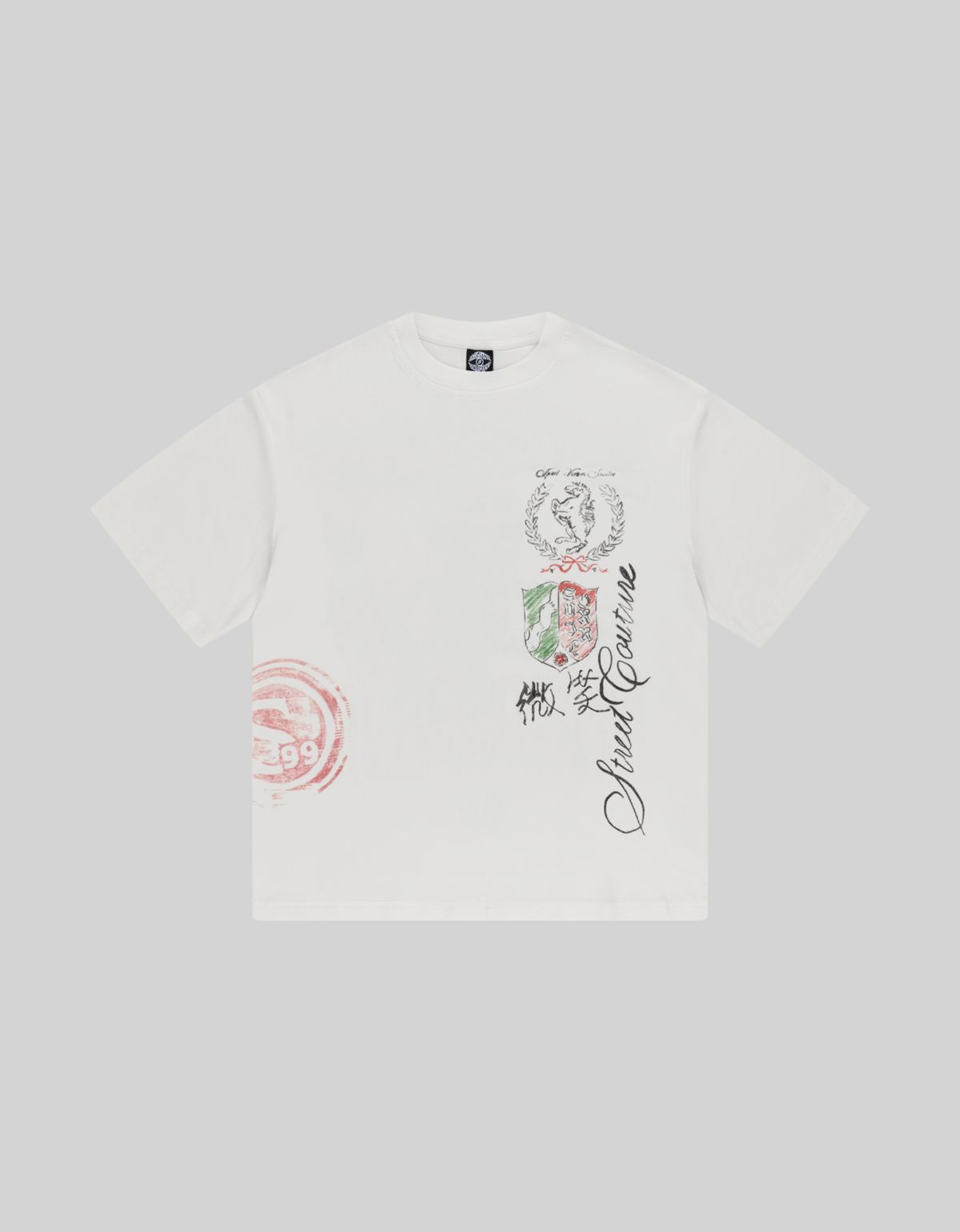SCRIBBLE RIB TEE