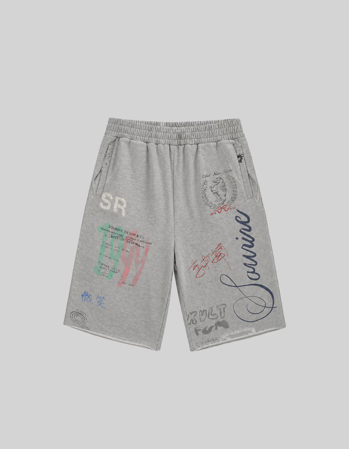 TAGGED SWEATSHORTS