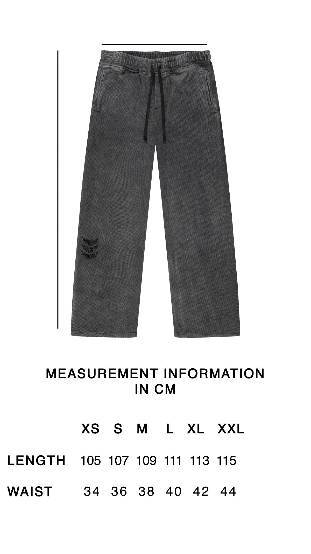 WAFFLE KNIT SWEATPANTS