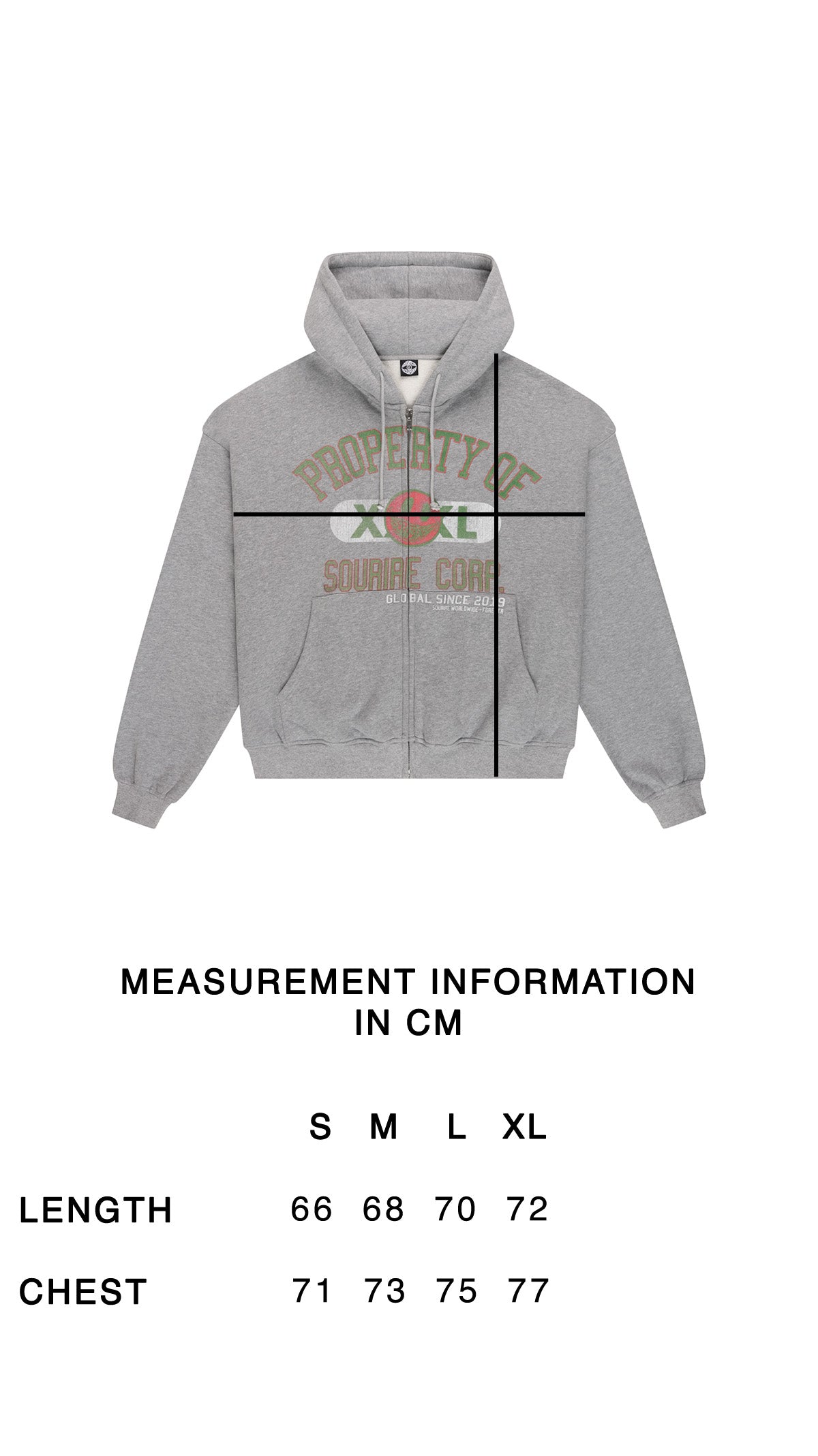 CORP ZIP HOODIE