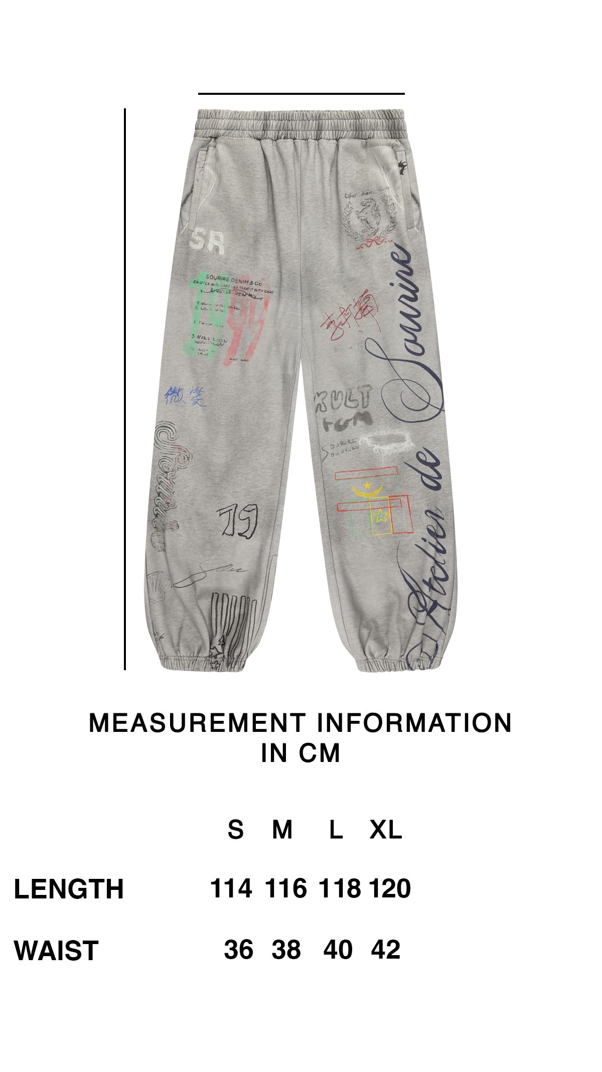 TAGGED SWEATPANTS