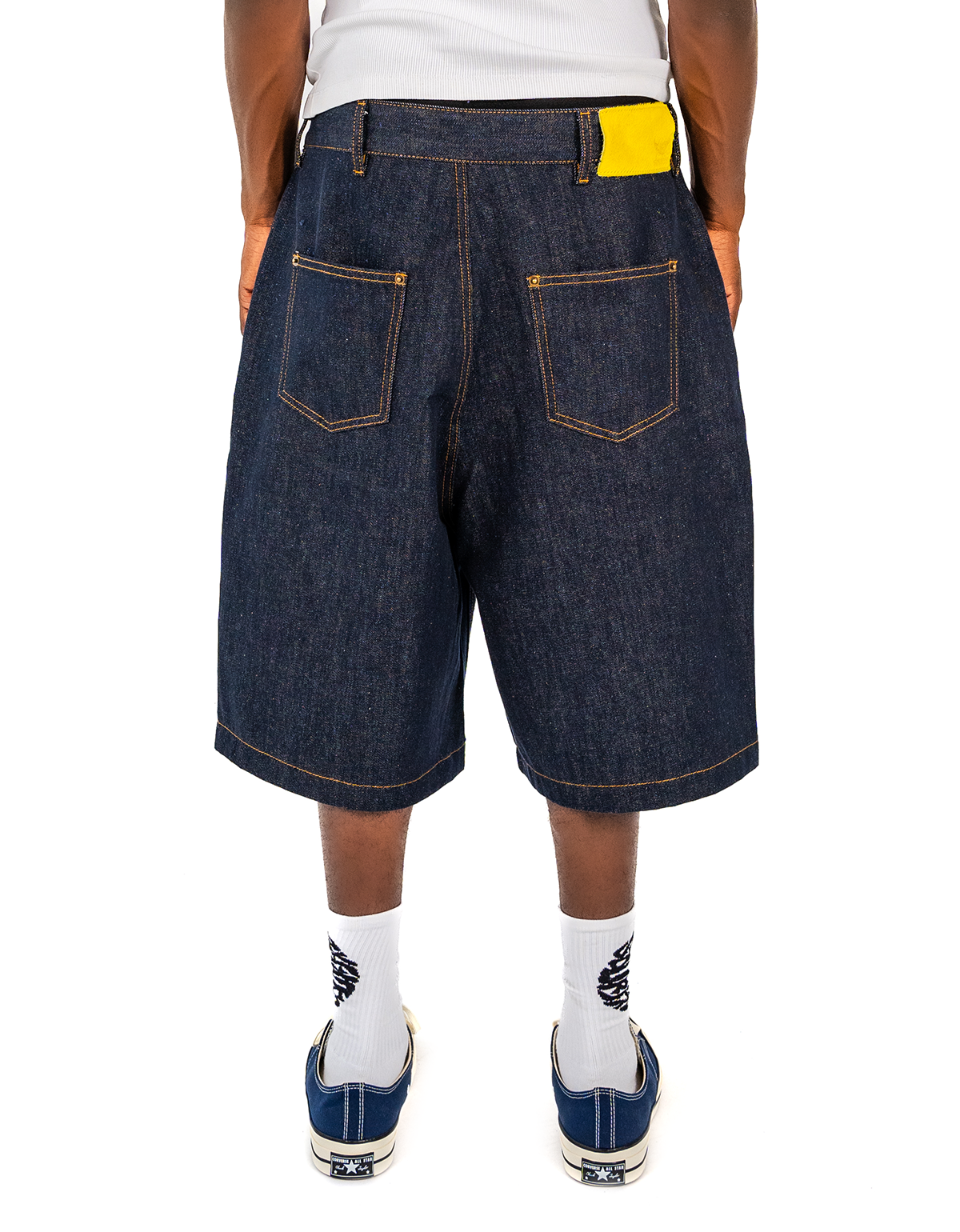 RAW DENIM SHORTS