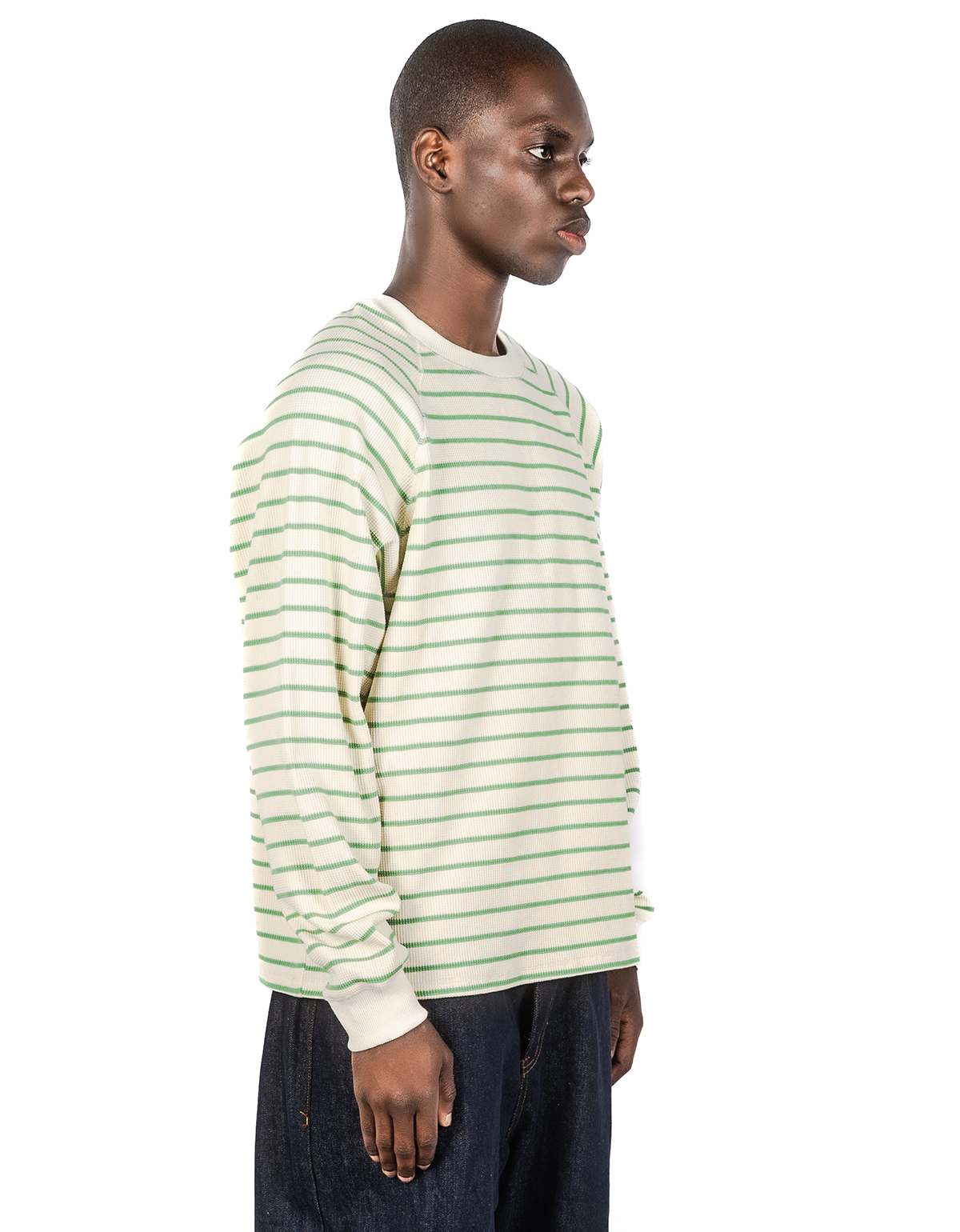 WAFFLE STRIPE LONGSLEEVE
