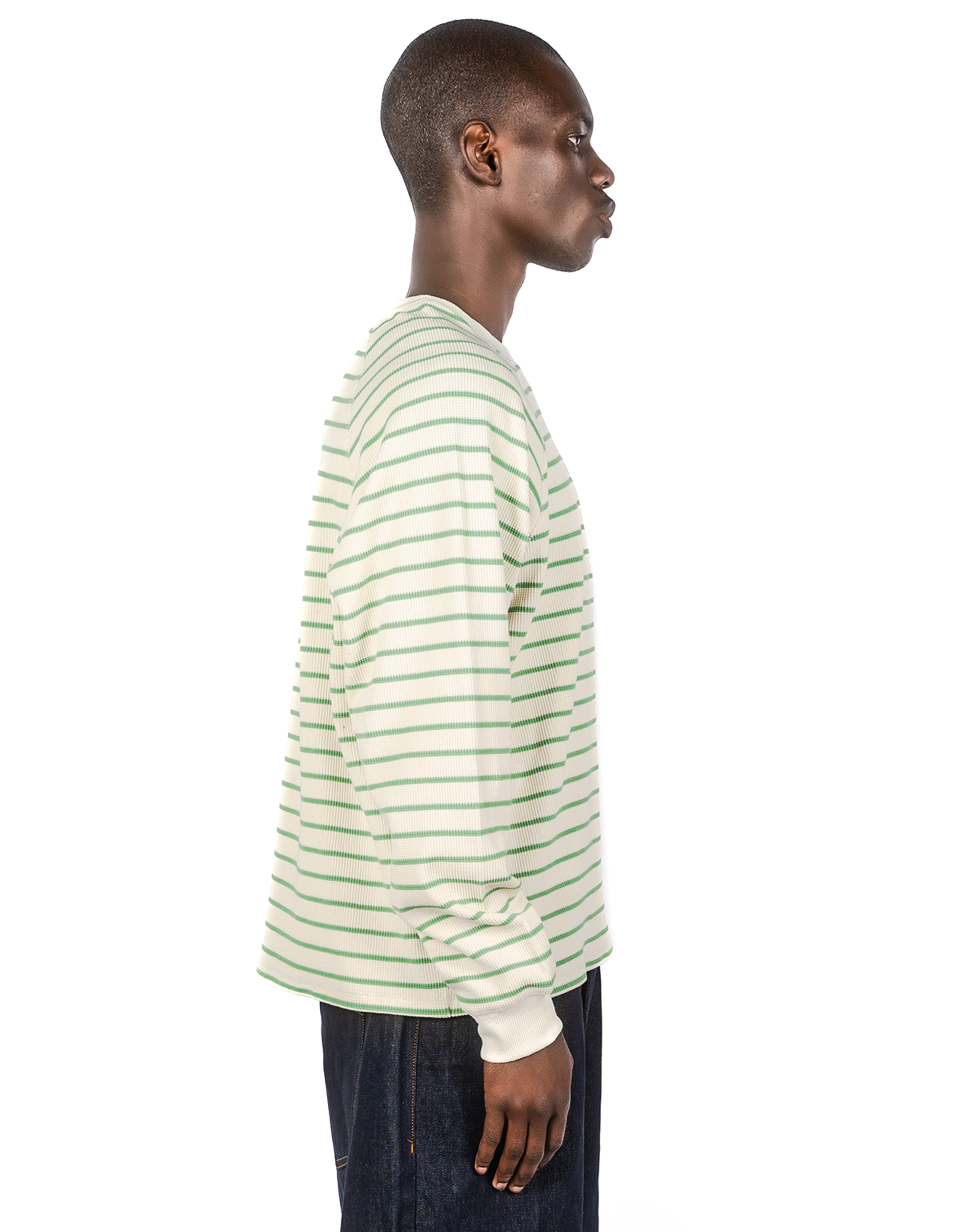 WAFFLE STRIPE LONGSLEEVE