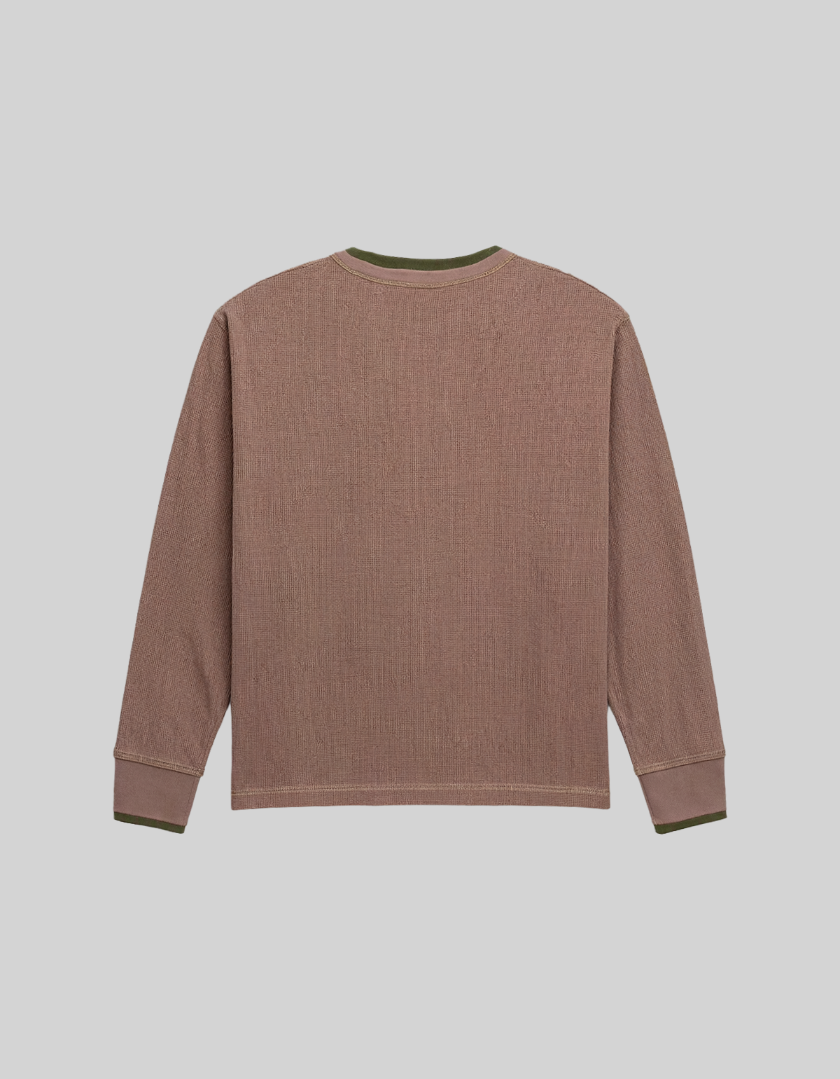 LAYERED HENLEY BROWN