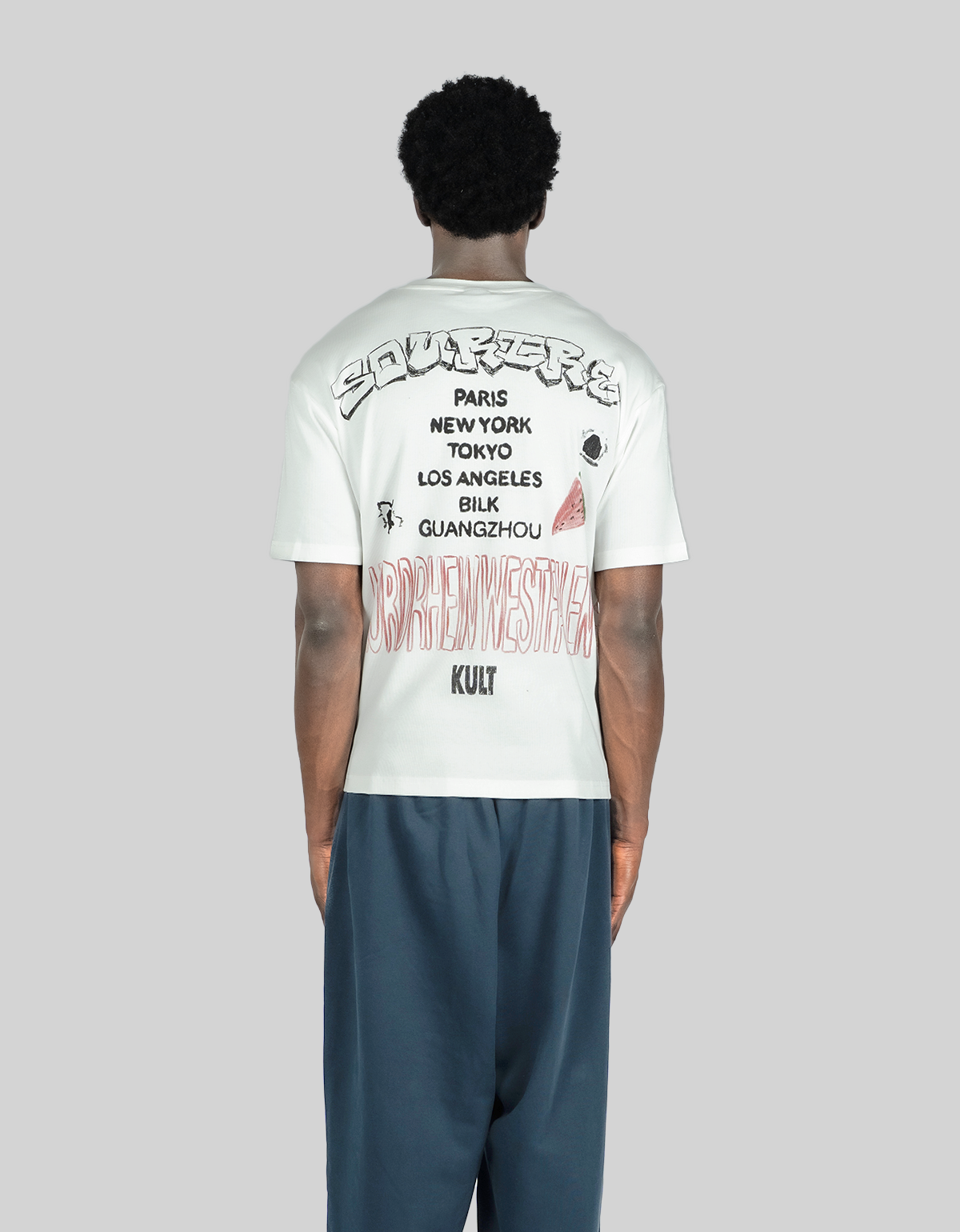 SCRIBBLE RIB TEE