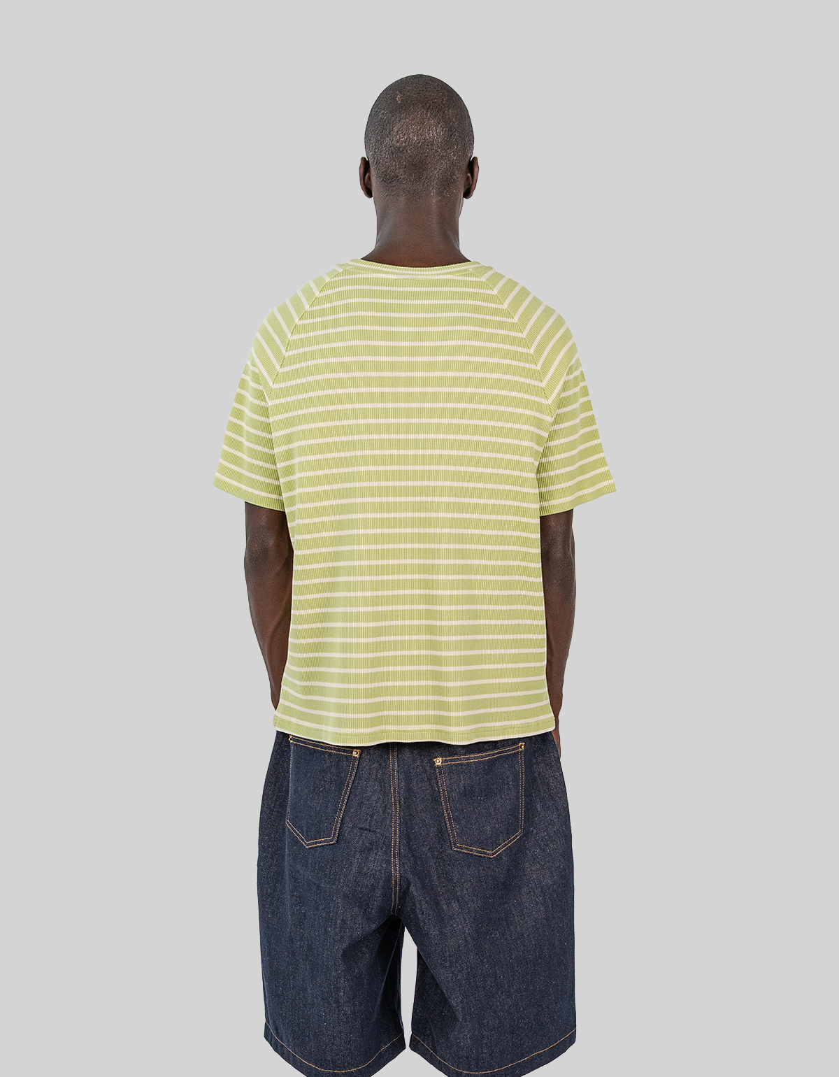 WAFFLE STRIPE TEE