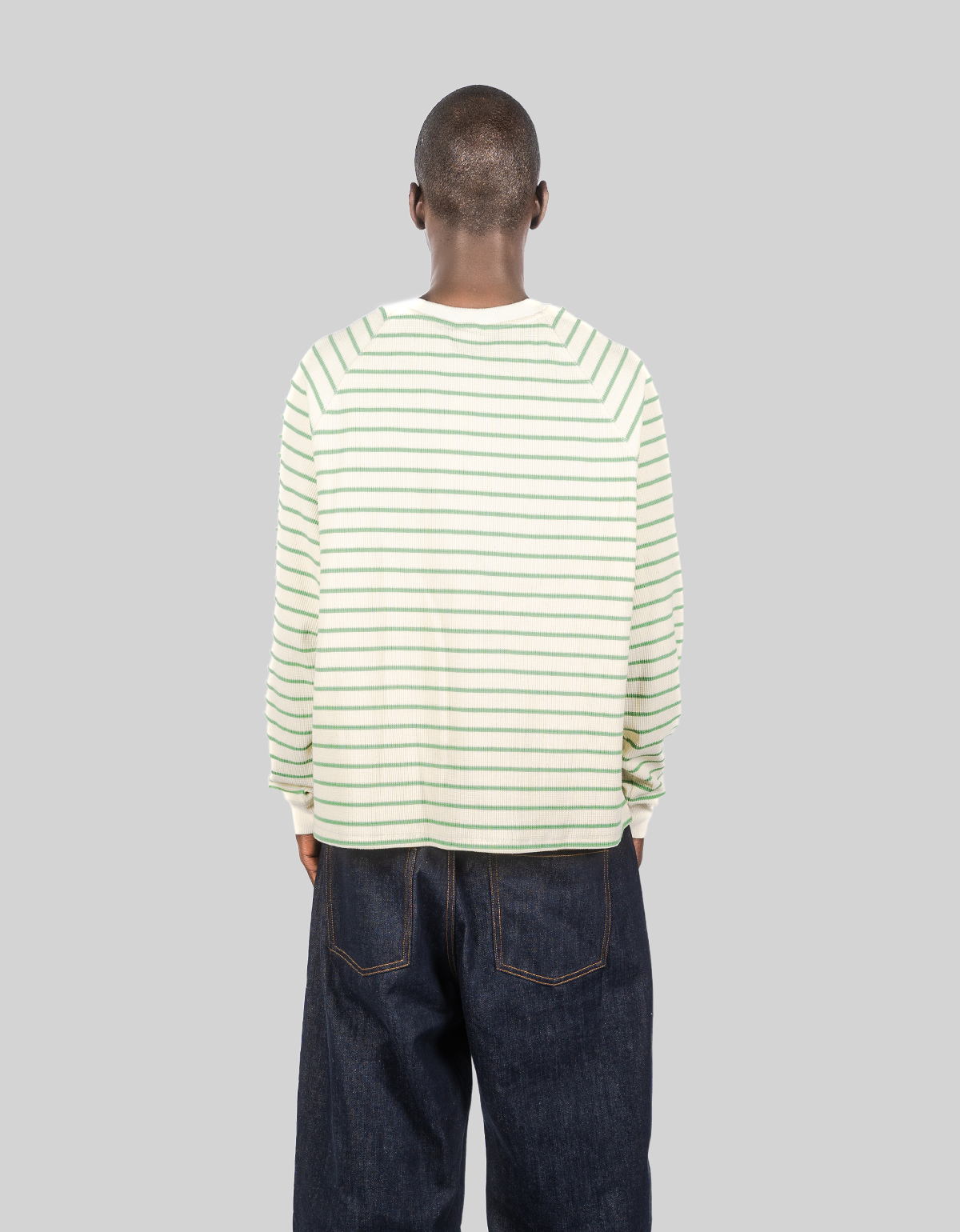 WAFFLE STRIPE LONGSLEEVE