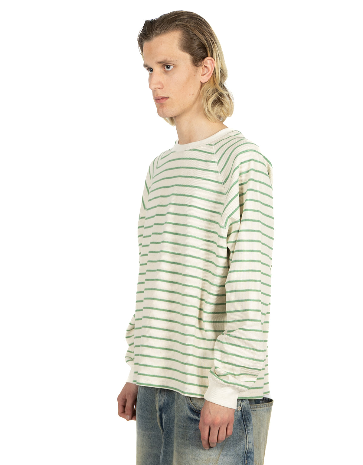 WAFFLE STRIPE LONGSLEEVE