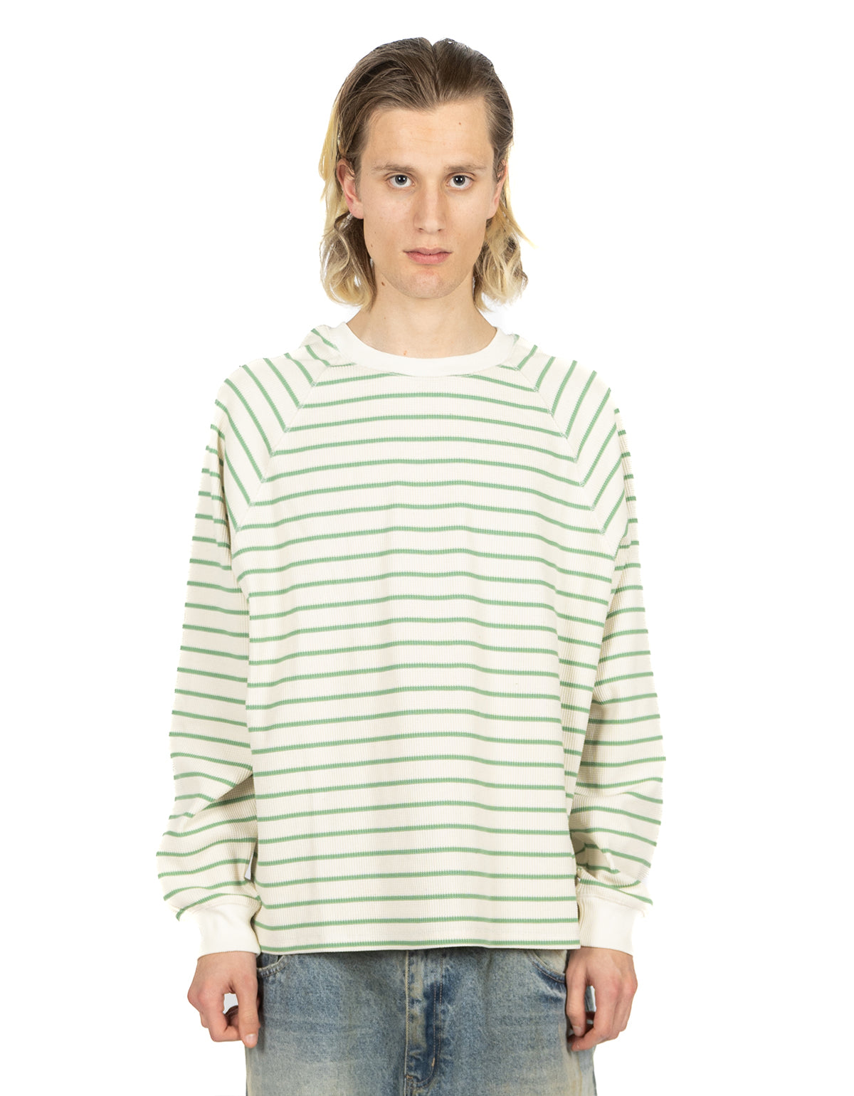 WAFFLE STRIPE LONGSLEEVE