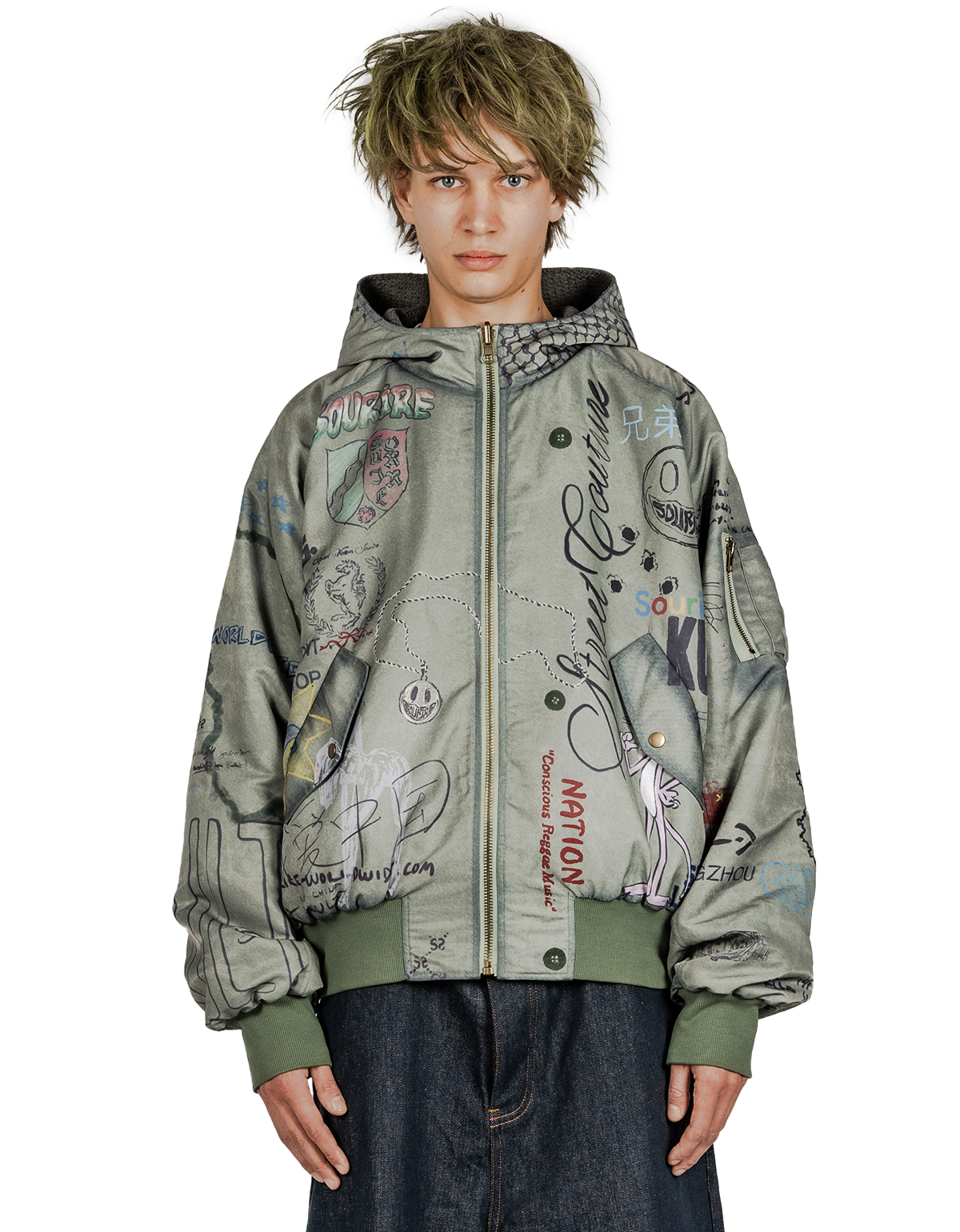 SKETCH BOMBER JACKET