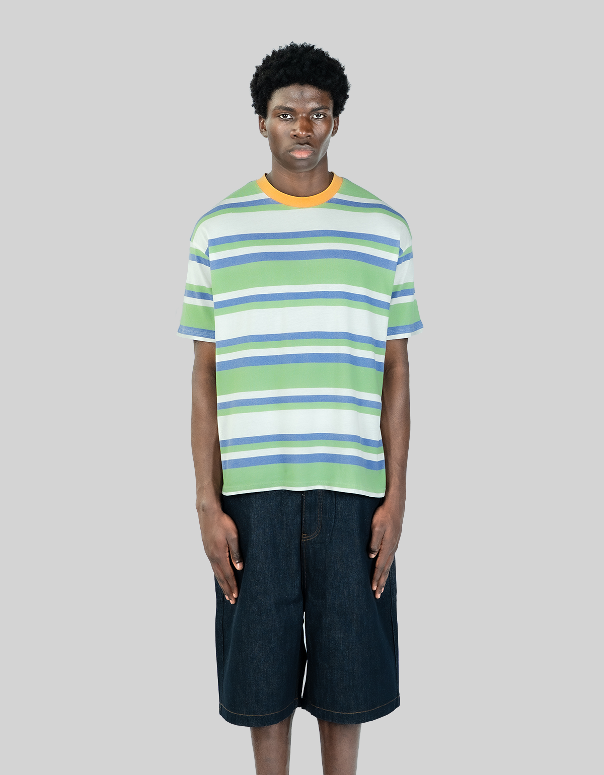 2-SIDED STRIPE TEE