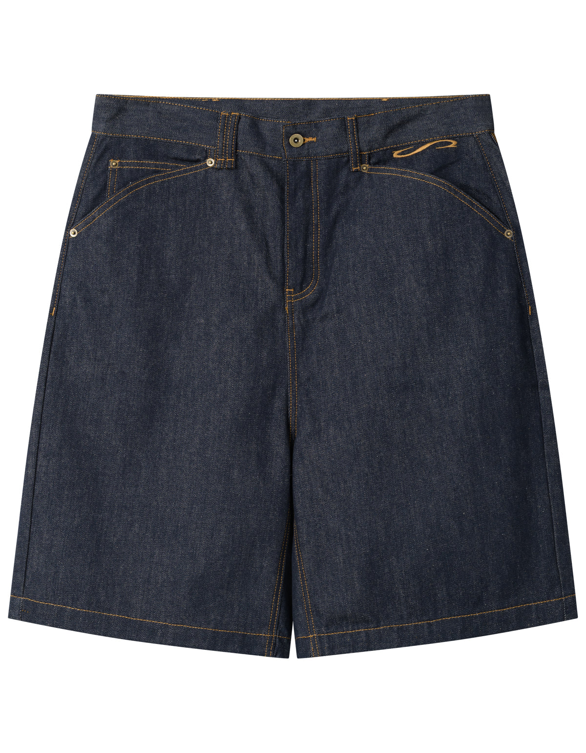 RAW DENIM SHORTS