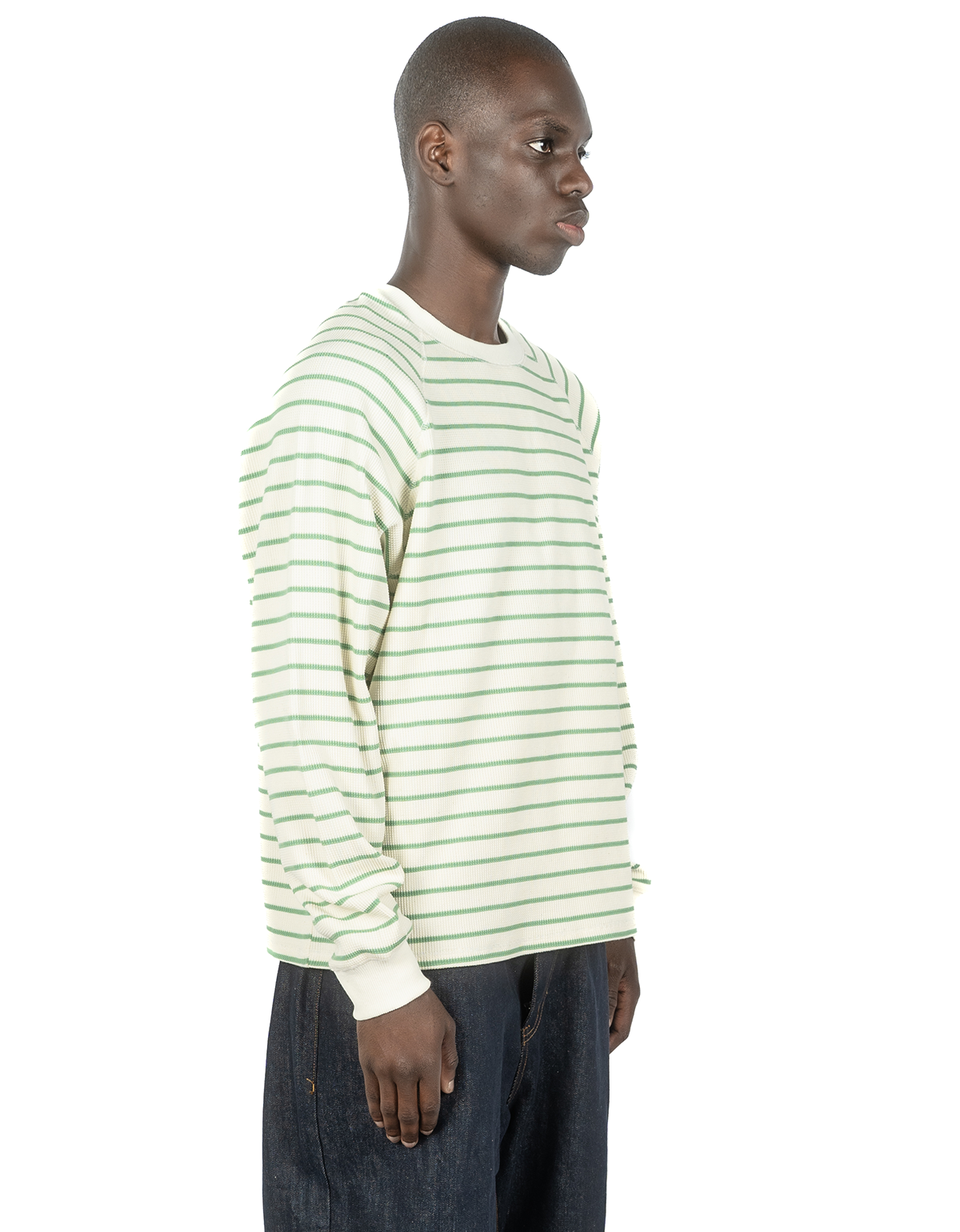 WAFFLE STRIPE LONGSLEEVE