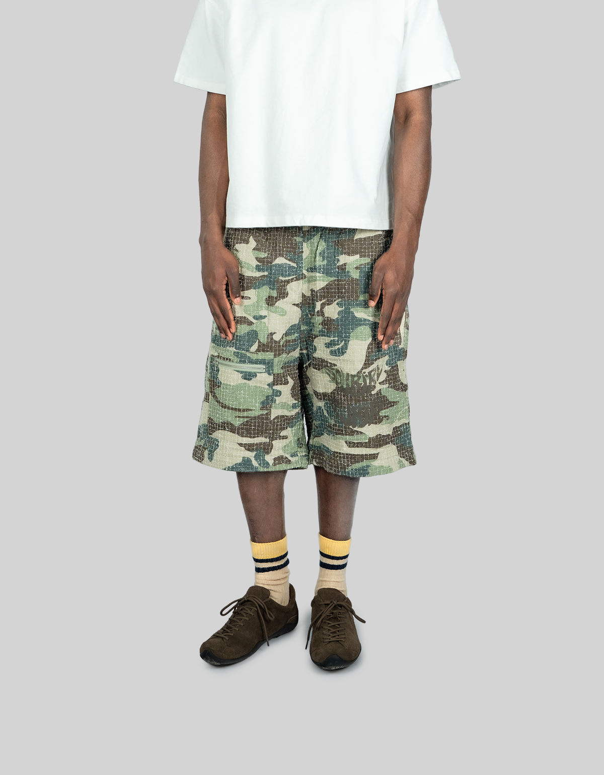 2 IN 1 CAMO PANTS / SHORTS