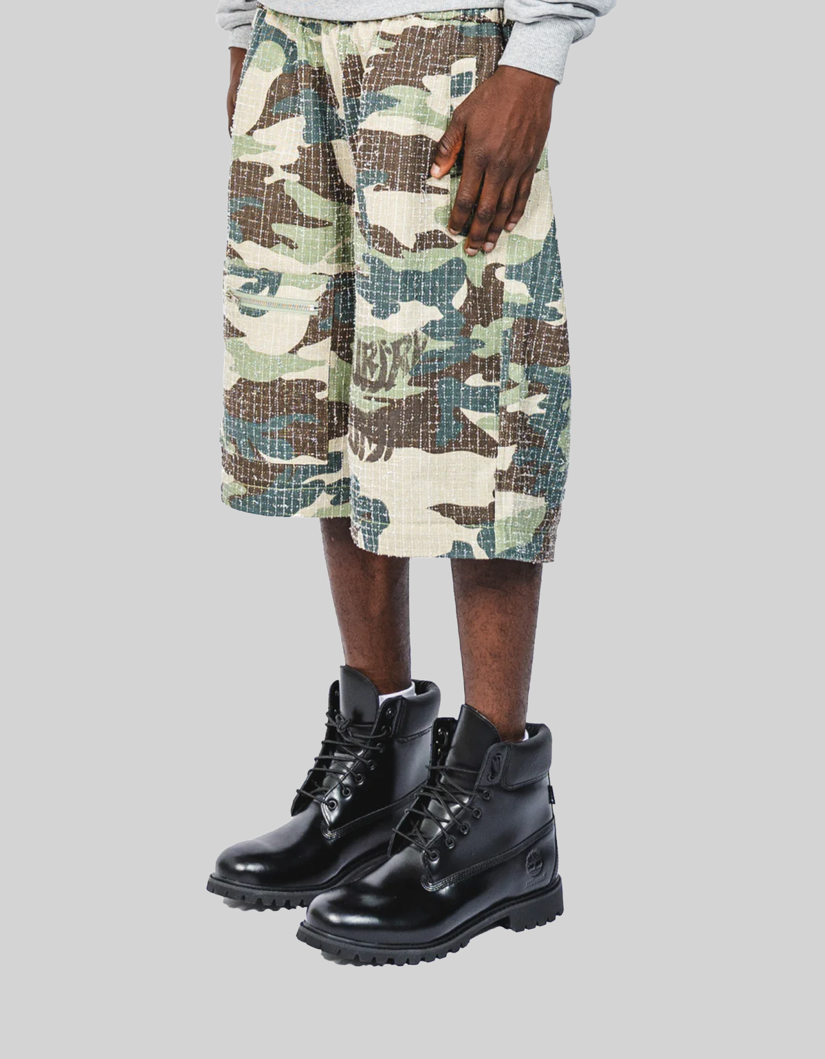 2 IN 1 CAMO PANTS / SHORTS
