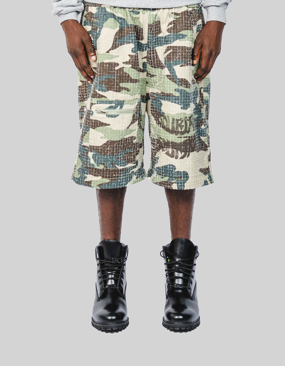 2 IN 1 CAMO PANTS / SHORTS