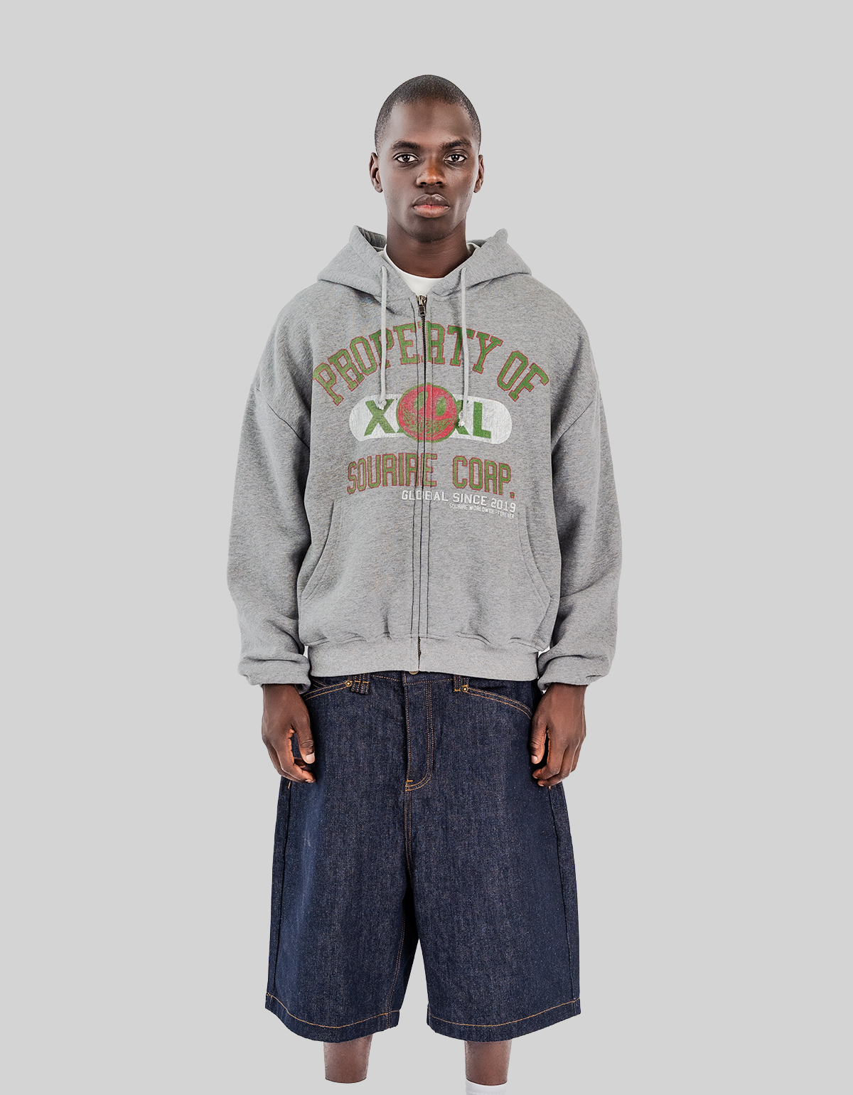 CORP ZIP HOODIE
