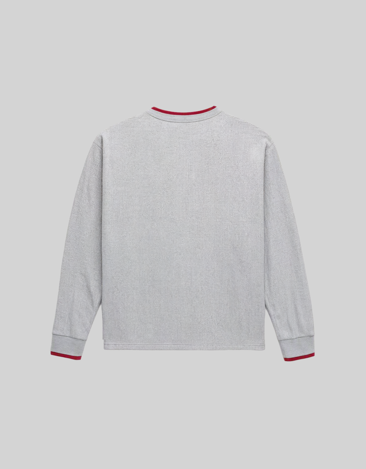 LAYERED HENLEY GREY