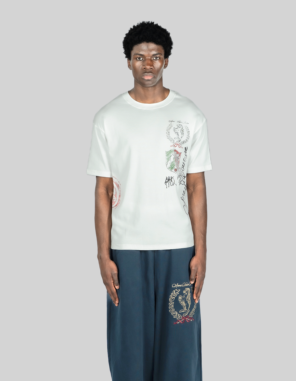 SCRIBBLE RIB TEE