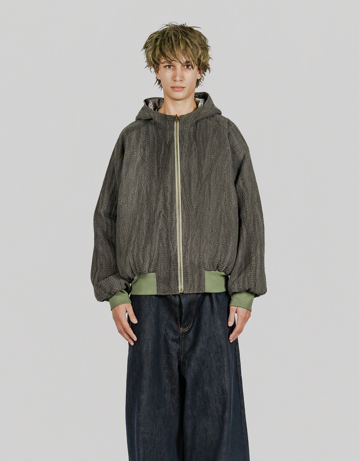 TAGGED BOMBER JACKET